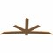Ekena Millwork Alberta Smooth Timber Gable Bracket, Western Red Cedar, 96"W x 40"H x 1 1/2"D x 5 1/2"F, 10/12 Pitch GBW096X40X0206ALB00SWR - alternate 4